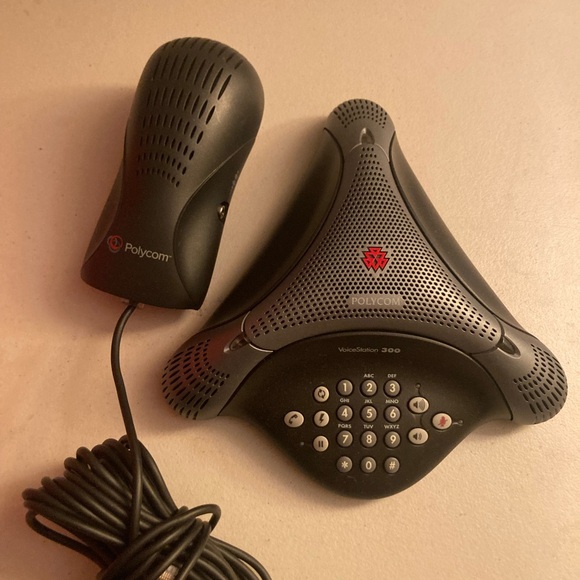 Polycom Voicestation 300 Analog Conference Phone with wall mount. Like new! - Picture 6 of 8
